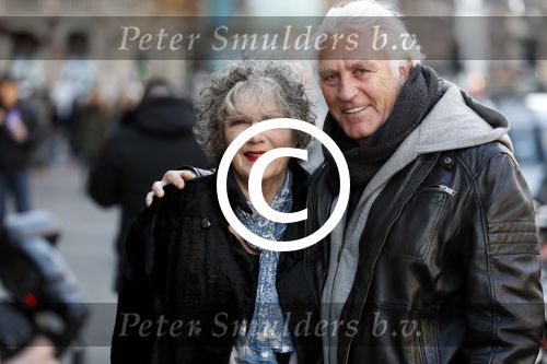 Amsterdam 24 november 2016
Marco Bakker en Willeke v Ammelrooij op straat in Amsterdam