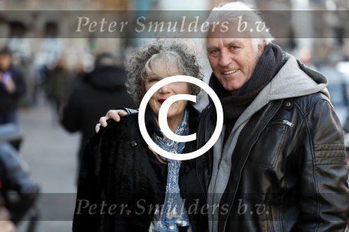 Amsterdam 24 november 2016
Marco Bakker en Willeke v Ammelrooij op straat in Amsterdam