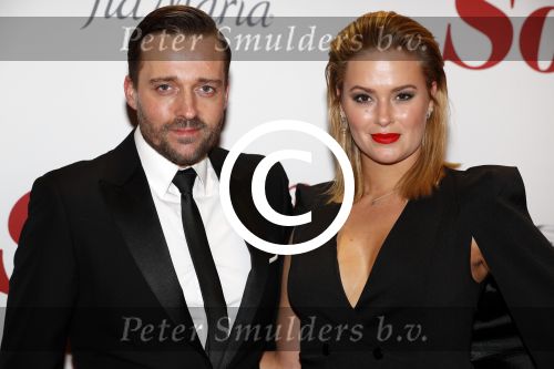 Amsterdam 28 november 2016
Premiere Soof 2 in de la mar theater. 
Marieke Westenen en partner Maurits Wetemans