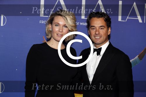 Amsterdam 12 december 2016
Premiere La La Land in Tuschinski. Marlijn Weerdenburg met Rik v d Westelaken