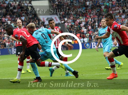 Eindhoven, 18 September 2016 PSV-Feyenoord, eindstand 0-1 Kompetitie Seizoen 2016/2017