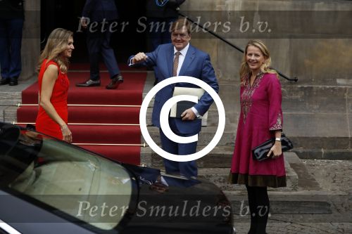 Amsterdam 15 december 2016  
Uitreiking prins Claus prijzen met aanwezig Koning Willem Alexander Koningin Maxima Prinses Beatrix Prinses Laurentien en Prinses Mabel. Vindt plaats in paleis op de dam.