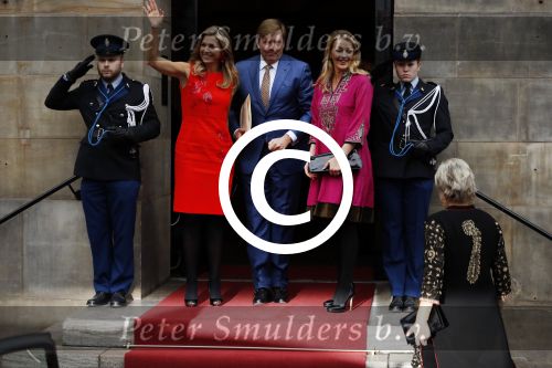Amsterdam 15 december 2016  
Uitreiking prins Claus prijzen met aanwezig Koning Willem Alexander Koningin Maxima Prinses Beatrix Prinses Laurentien en Prinses Mabel. Vindt plaats in paleis op de dam.