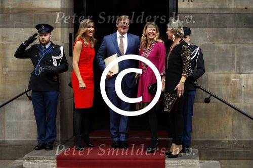 Amsterdam 15 december 2016  
Uitreiking prins Claus prijzen met aanwezig Koning Willem Alexander Koningin Maxima Prinses Beatrix Prinses Laurentien en Prinses Mabel. Vindt plaats in paleis op de dam.