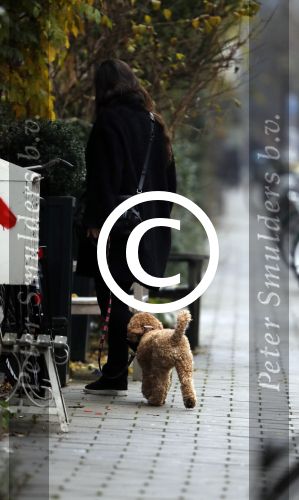Amsterdam 9 december 2016
Robine v d Meer met hond op straat in Amsterdam zuid