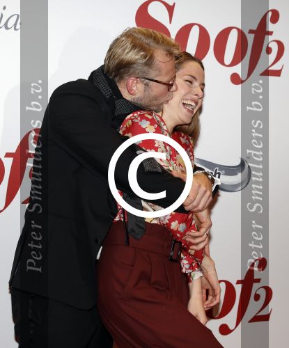 Amsterdam 28 november 2016
Premiere Soof 2 in de la mar theater. 
Sanne Langelaar en Leo Alkemade