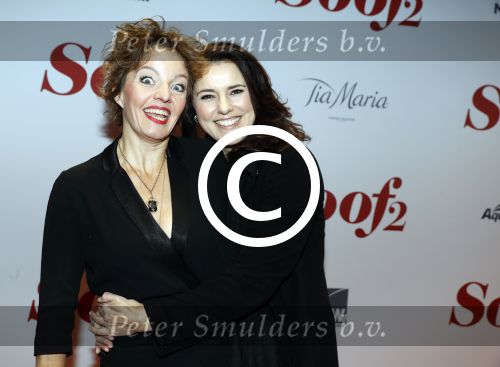 Amsterdam 28 november 2016
Premiere Soof 2 in de la mar theater. 
Sanne Wallis de Vries en Susan Visser