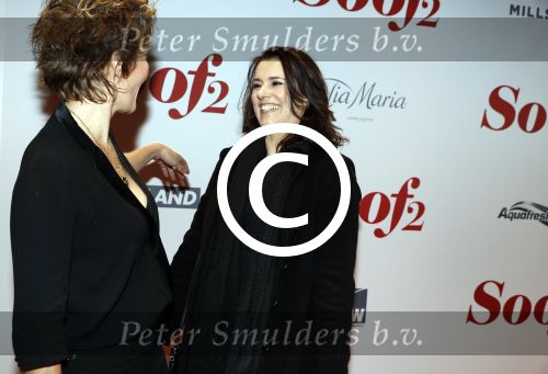 Amsterdam 28 november 2016
Premiere Soof 2 in de la mar theater. 
Sanne Wallis de Vries en Susan Visser