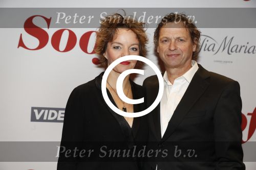 Amsterdam 28 november 2016
Premiere Soof 2 in de la mar theater. 
Sanne Wallis de Vries en partner Jacko v t Hof