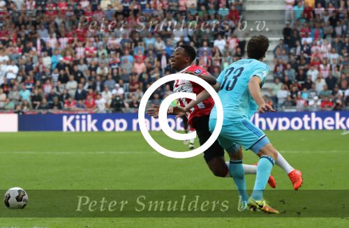 Eindhoven, 18 September 2016 PSV-Feyenoord, eindstand 0-1 Kompetitie Seizoen 2016/2017
Steven Bergwijn