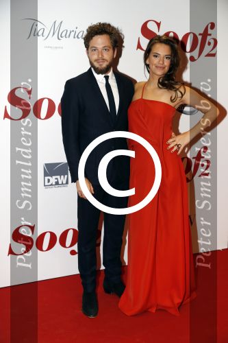 Amsterdam 28 november 2016
Premiere Soof 2 in de la mar theater. 
Teun Luijkx en partner Eva Laurenssen