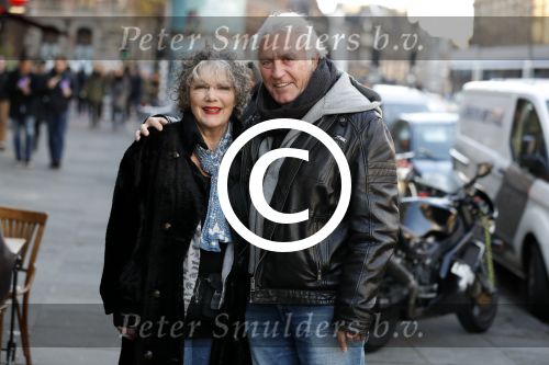 Amsterdam 24 november 2016
Marco Bakker en Willeke v Ammelrooij op straat in Amsterdam