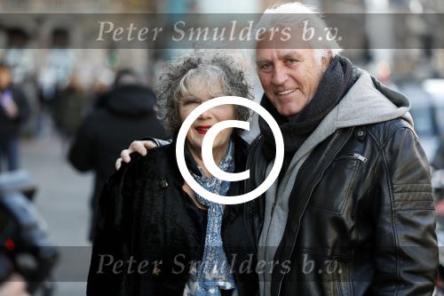 Amsterdam 24 november 2016
Marco Bakker en Willeke v Ammelrooij op straat in Amsterdam