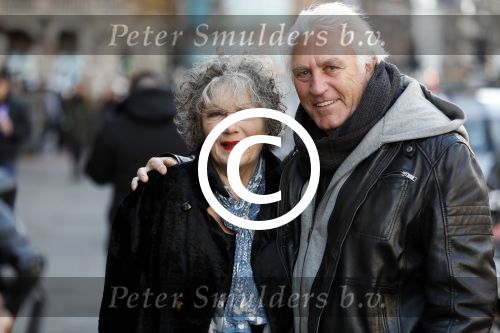 Amsterdam 24 november 2016
Marco Bakker en Willeke v Ammelrooij op straat in Amsterdam