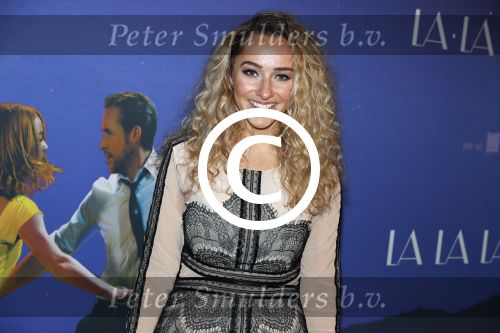 Amsterdam 12 december 2016
Premiere La La Land in Tuschinski. Zimra Geurts