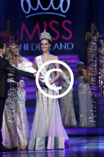 Hilversum 26 september 2016
Finale miss Nederland verkiezing in studio 21. Kim Kotter en Viktor Brand presenteren het. Winares Zoey Ivory