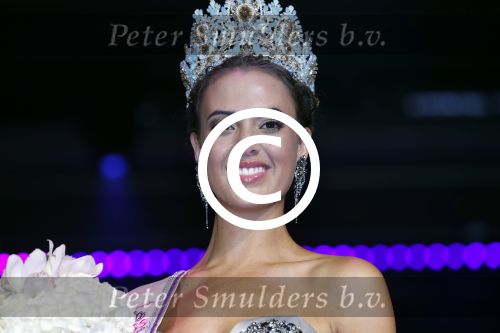 Hilversum 26 september 2016
Finale miss Nederland verkiezing in studio 21. Kim Kotter en Viktor Brand presenteren het. Winares Zoey Ivory