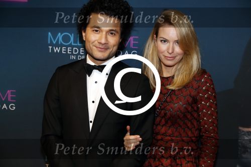 Amsterdam 12 december 2017 
Premiere Molly\'s game in Tuschinski.
Hoofdrolspeelster Jessica Chastain was aanwezig. Alkan Coklu en Melissa Drost