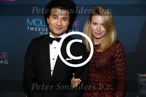 Amsterdam 12 december 2017 
Premiere Molly\'s game in Tuschinski.
Hoofdrolspeelster Jessica Chastain was aanwezig. Alkan Coklu en Melissa Drost
