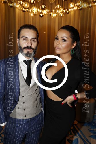 Amsterdam 7 december 2017
Luxury fair in de RAI. Amanda Balk met vriend