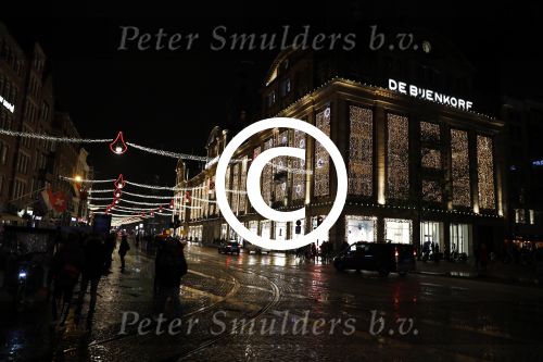 Amsterdam 16 november 2017 
De bijenkorf in amsterdam verlicht
