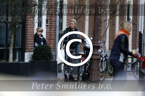 Amsterdam 22 november 2017
Bridget Maasland met zoontje Mees