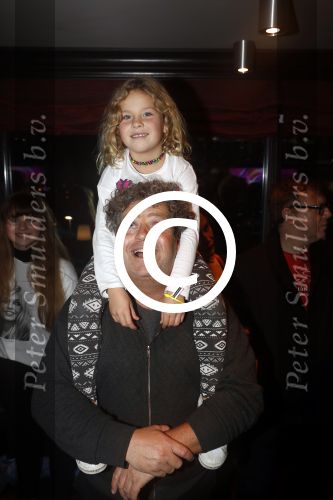 Amsterdam 16 november 2017 
Boekpresentatie William Rutten bij hard Rock cafe. Dirk Zeelenberg met kinderen