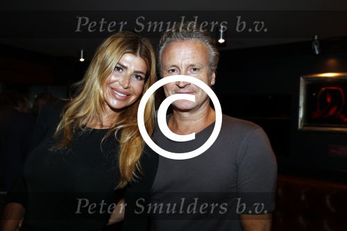 Amsterdam 16 november 2017 
Boekpresentatie William Rutten bij hard Rock cafe. Estelle Cruijff met Erland Galjaard