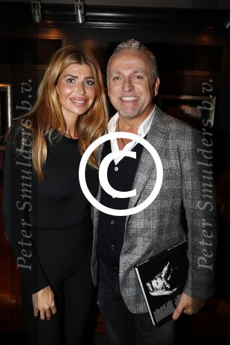 Amsterdam 16 november 2017 
Boekpresentatie William Rutten bij hard Rock cafe. Gordon met Estelle Cruijff