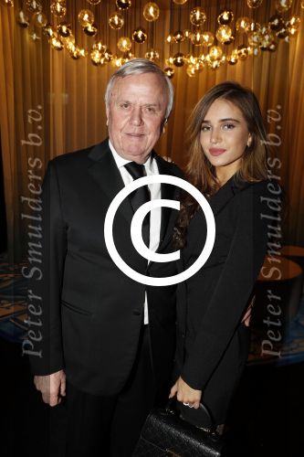 Amsterdam 7 december 2017
Luxury fair in de RAI. 
Harry Mens met dochter Nour Mens