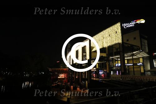 Amsterdam 16 november 2017 
Holland casino in amsterdam verlicht