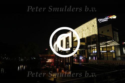 Amsterdam 16 november 2017 
Holland casino in amsterdam verlicht