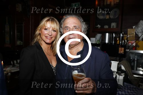 Amsterdam 16 november 2017 
Boekpresentatie Jan Cremer . Jan Cremer met zijn vrouw Babette
