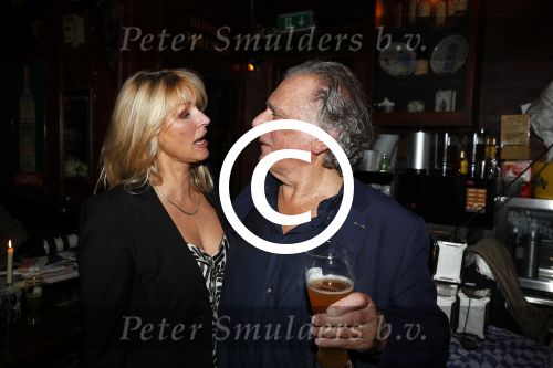 Amsterdam 16 november 2017 
Boekpresentatie Jan Cremer . Jan Cremer met zijn vrouw Babette