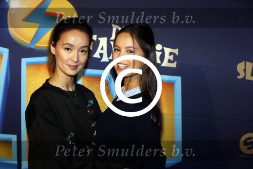 Amsterdam 3 december 2017
Premiere Familie Slim in Tuschinski.
Brutale Meisjes Jennifer de Jong en Tatum dagelet