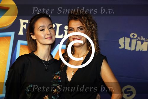 Amsterdam 3 december 2017
Premiere Familie Slim in Tuschinski.
Brutale Meisjes Jennifer de Jong en Tatum dagelet