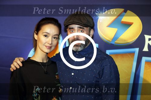Amsterdam 3 december 2017
Premiere Familie Slim in Tuschinski.
Jennifer de Jong met Horrace Cohen