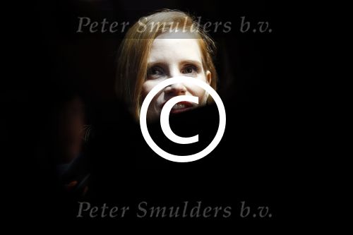 Amsterdam 12 december 2017 
Premiere Molly\'s game in Tuschinski.
Hoofdrolspeelster Jessica Chastain was aanwezig.