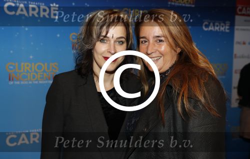 Amsterdam 21 september 2017
The Curious Incident of the Dog in the Night premiere in Carre. 
Jimena Rico met kunstenares Henriette v Gasteren