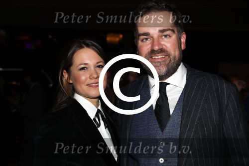 Amsterdam 16 november 2017
Esquire best geklede man van Nederland verkiezing in hotel Krasnapolsky. Winnaar Klaas Dijkhoff met zijn vrouw