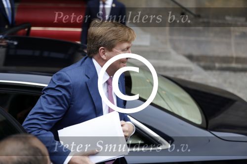 Amsterdam 6 december 2017 
Prins Claus prijzen in paleis op de dam. Koningin Maxima en Koning Willem Alexander