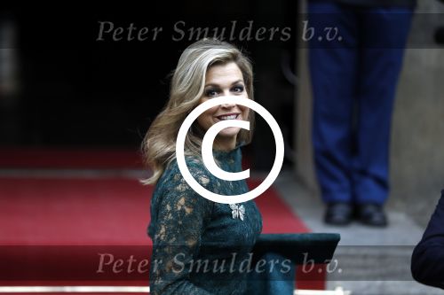 Amsterdam 6 december 2017 
Prins Claus prijzen in paleis op de dam. Koningin Maxima en Koning Willem Alexander