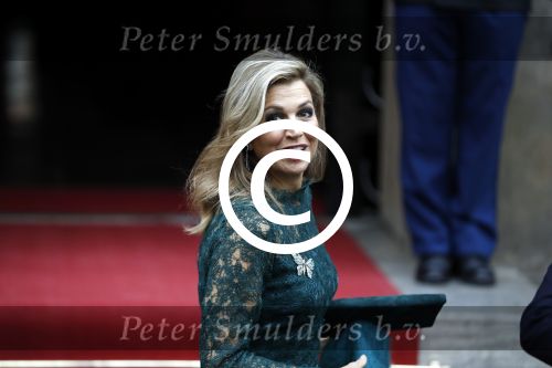 Amsterdam 6 december 2017 
Prins Claus prijzen in paleis op de dam. Koningin Maxima en Koning Willem Alexander