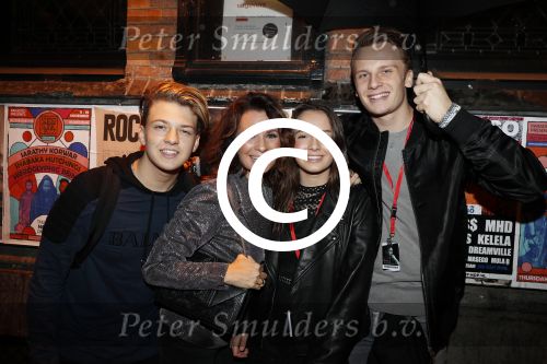 Amsterdam 16 november 2017 
Optreden Marco Borsato en presentatie cd in paradiso. Leontine Borsato met kinderen Luca Senna en Jada
