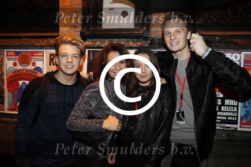 Amsterdam 16 november 2017 
Optreden Marco Borsato en presentatie cd in paradiso. Leontine Borsato met kinderen Luca Senna en Jada