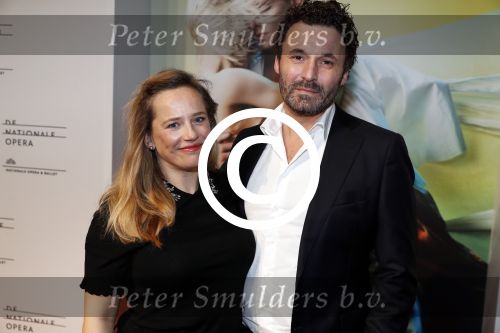 Amsterdam 1 december 2017 
Ballet voorstelling in de Stopera in Amsterdam. Lies Visschedijk met vriend