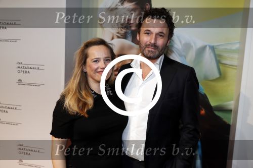 Amsterdam 1 december 2017 
Ballet voorstelling in de Stopera in Amsterdam. Lies Visschedijk met vriend