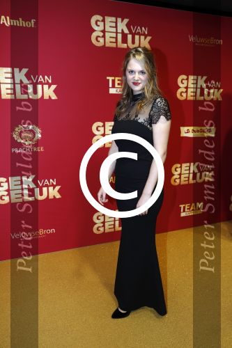 Amsterdam 27 november 2017
Premiere gek van geluk in Tuschinski. Marie Mae van Zuilen en partner