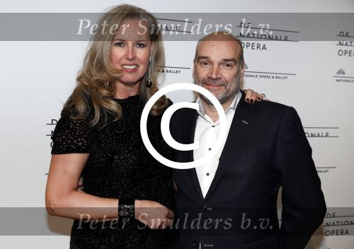 Amsterdam 1 december 2017 
Ballet voorstelling in de Stopera in Amsterdam. Monique Colignon met man