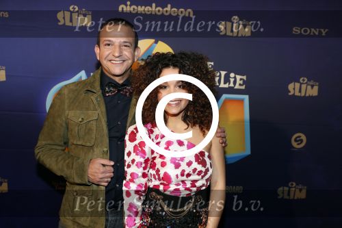 Amsterdam 3 december 2017
Premiere Familie Slim in Tuschinski.
Najib Amhali met Precious Bostelaar